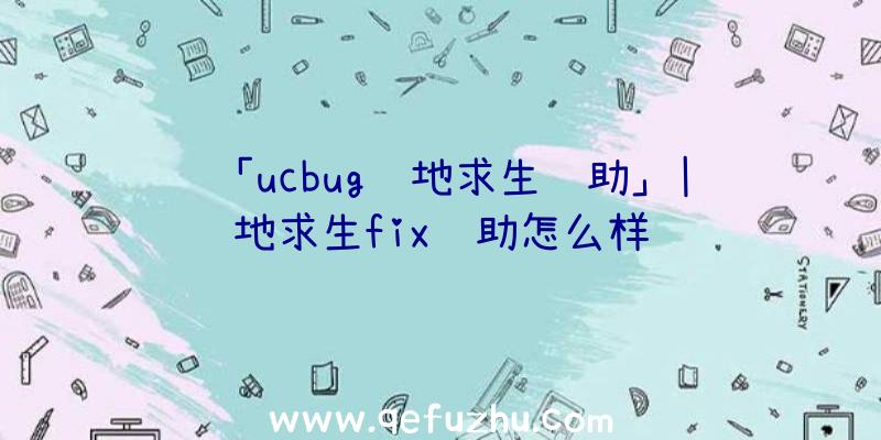 「ucbug绝地求生辅助」|绝地求生fix辅助怎么样